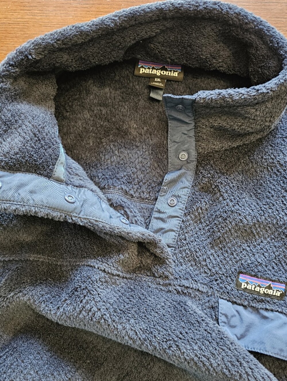 Patagonia Re-Tool Snap-T Pullover Navy Blue XXL - Picture 5 of 10